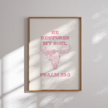 Load image into Gallery viewer, Retro set of 9 blue cowgirl Christian bible verse wall art 02-324