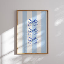Load image into Gallery viewer, Blue retro cowgirl bible verse wall art print (Choose your print) 02-321