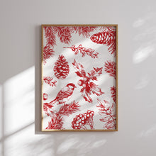 Load image into Gallery viewer, Red Green Christian Christmas Wall Art Print (Choose your print) 13-222