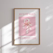 Load image into Gallery viewer, Pink Christian Christmas Wall Art Print (Choose your print) 13-223
