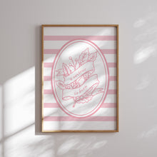 Load image into Gallery viewer, Pink Christian Christmas Wall Art Print (Choose your print) 13-223