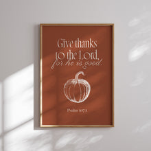 Load image into Gallery viewer, Fall Thanksgiving Bible Verse Wall Art Set 02-328 (Choose your print)
