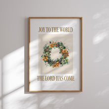 Load image into Gallery viewer, Neutral Yellow Christian Christmas Wall Art Print (Choose your print) 13-225