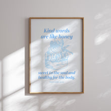 Load image into Gallery viewer, Aesthetic modern blue bible verse wall art print