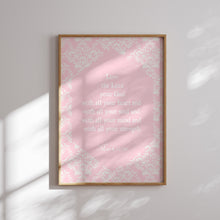 Load image into Gallery viewer, Aesthetic modern pink bible verse wall art prints