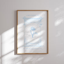 Load image into Gallery viewer, Aesthetic modern blue bible verse wall art print