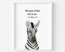 Load image into Gallery viewer, set of 9 baby animal bible verse art prints 07-16305