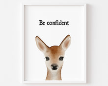 Load image into Gallery viewer, set of 9 baby animal be quote art prints 07-16303