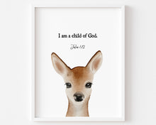 Load image into Gallery viewer, Baby animal bible verse art prints 07-16305