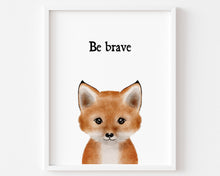 Load image into Gallery viewer, set of 9 baby animal be quote art prints 07-16303
