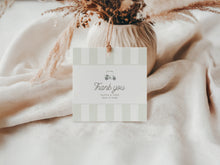 Load image into Gallery viewer, Sage green baby shower gift favor tag template, Editable modern golf cart baby shower, baby shower favor tag, digital template 0206