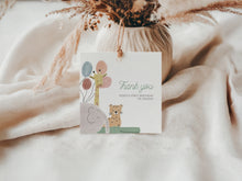 Load image into Gallery viewer, 0306 boho animal birthday Favor tag
