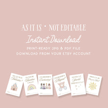 Load image into Gallery viewer, Princess Valentine’s Day Cards for Kids, Printable Fairy Tale Classroom Gift Tag, Instant Download 0803