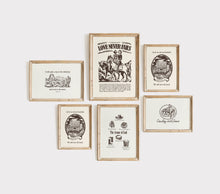 Load image into Gallery viewer, Cowgirl Western Christian bible verse gallery wall art prints
