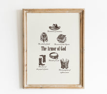 Load image into Gallery viewer, Cowgirl Western Christian bible verse gallery wall art prints