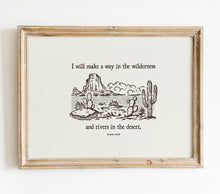 Load image into Gallery viewer, Cowgirl Western Christian bible verse gallery wall art prints