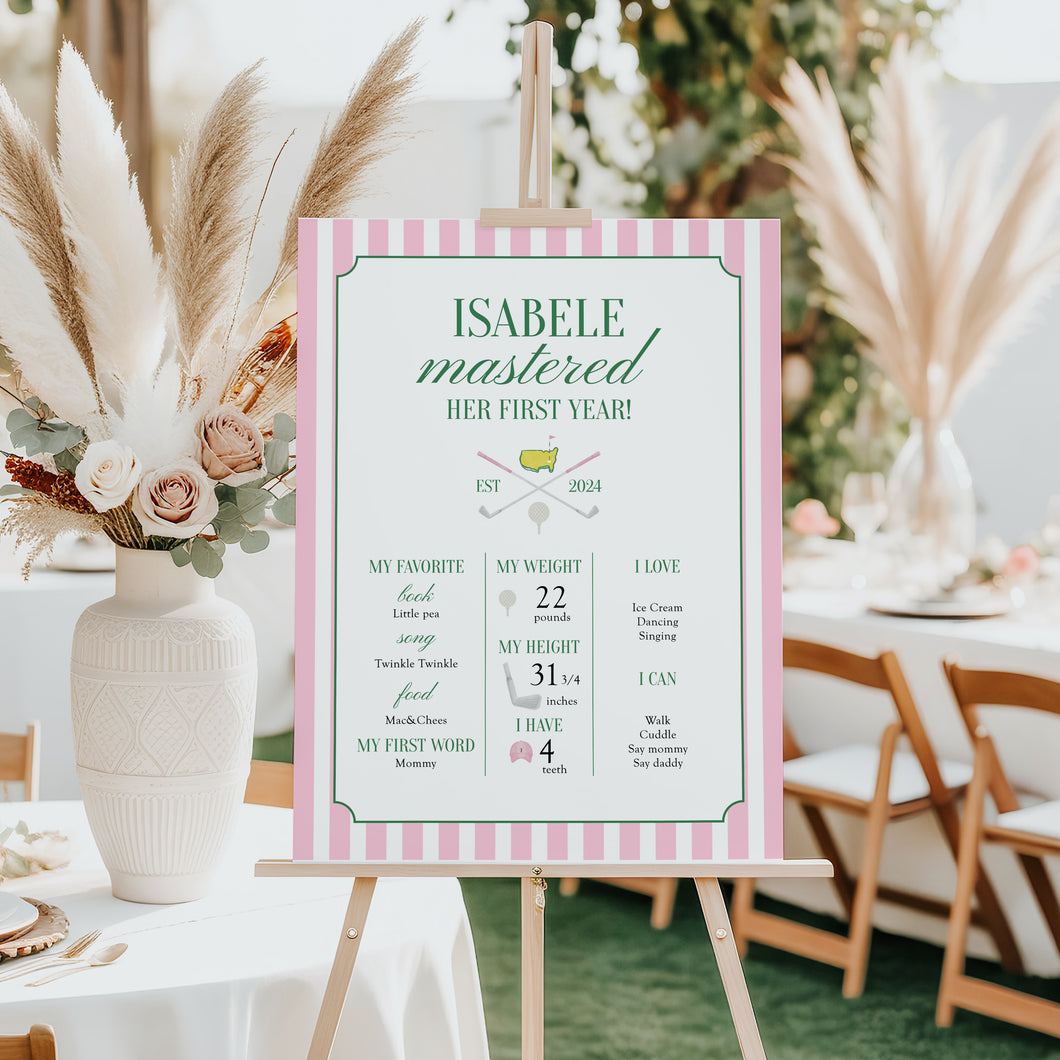 0313 pink golf milestone template
