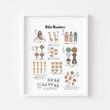 Load image into Gallery viewer, Bible numbers art print 07-174
