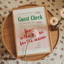 Load image into Gallery viewer, Jesus Is the Reason for the Season Gest check Retro Art Print 13-227
