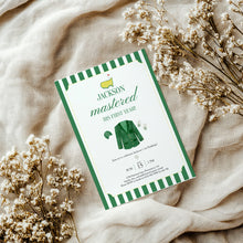 Load image into Gallery viewer, 0311 green golf masters birthday invitation1
