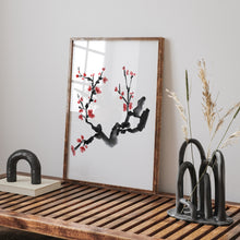 Load image into Gallery viewer, Korean Traditional tree line drawing art print 12-64
