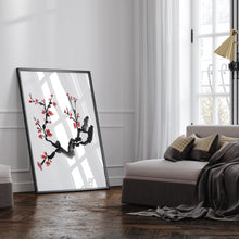 Load image into Gallery viewer, Korean Traditional tree line drawing art print 12-64

