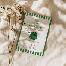 Load image into Gallery viewer, 0311 green golf masters birthday invitation1
