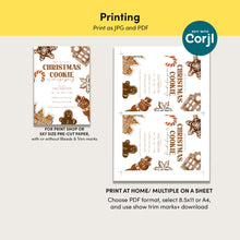 Load image into Gallery viewer, 2033 Christmas Cookie Exchange Invite, Kids Christmas Baking Party, Winter Holiday Digital download
