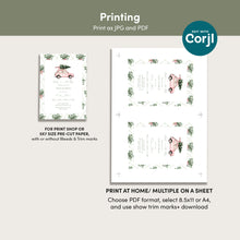 Load image into Gallery viewer, Winter Baby Shower Invitation Set, Christmas Baby Shower Mini Bundle Printable, Holiday Baby Shower Invite Diaper Raffle Books for Baby 2024
