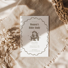 Load image into Gallery viewer, Womens Bible Study Invitation Church Women Faith Christian Gathering Template 0807
