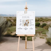 Load image into Gallery viewer, 0321 Korean Doljanchi 1st Birthday Milestone Sign: Editable Party Decor (Digital Download)
