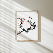 Load image into Gallery viewer, Korean Traditional tree line drawing art print 12-64
