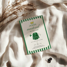 Load image into Gallery viewer, 0311 green golf masters birthday invitation1
