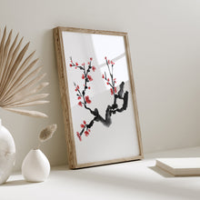 Load image into Gallery viewer, Korean Traditional tree line drawing art print 12-64
