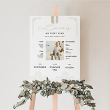 Load image into Gallery viewer, 0321 Korean Doljanchi 1st Birthday Milestone Sign: Editable Party Decor (Digital Download)
