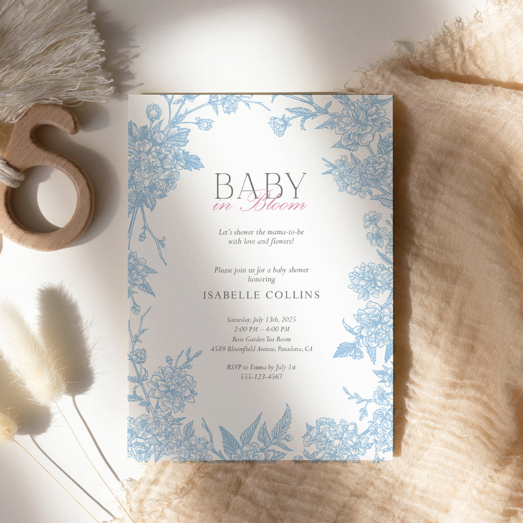Corjl editable tolie de jouy baby in bloom 1 2015