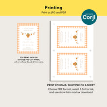 Load image into Gallery viewer, FAll Little Pumpkin Is on the Way Invitation - Editable Watercolor Baby Shower Template (Digital Download) 2028
