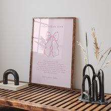 Load image into Gallery viewer, Pink aesthetic 1 Corinthians 13 art print
