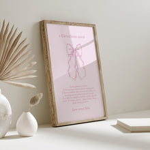 Load image into Gallery viewer, Pink aesthetic 1 Corinthians 13 art print
