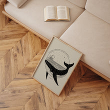 Load image into Gallery viewer, Jonah Whale art print
