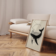 Load image into Gallery viewer, Jonah Whale art print
