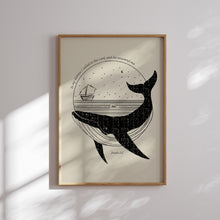 Load image into Gallery viewer, Jonah Whale art print
