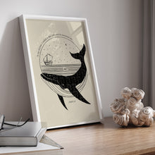 Load image into Gallery viewer, Jonah Whale art print
