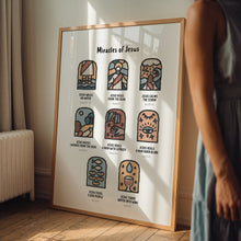 Load image into Gallery viewer, Miracles of Jesus art print 07-218
