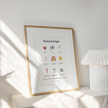 Load image into Gallery viewer, Watercolor the fruit of the spirit art print 07-147

