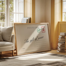 Load image into Gallery viewer, Christmas Postcard Gift of Peace Art Print 13-227
