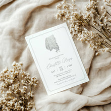 Load image into Gallery viewer, 2018 classic baby bonnet invitation
