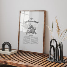 Load image into Gallery viewer, Vintage the armor of God art print
