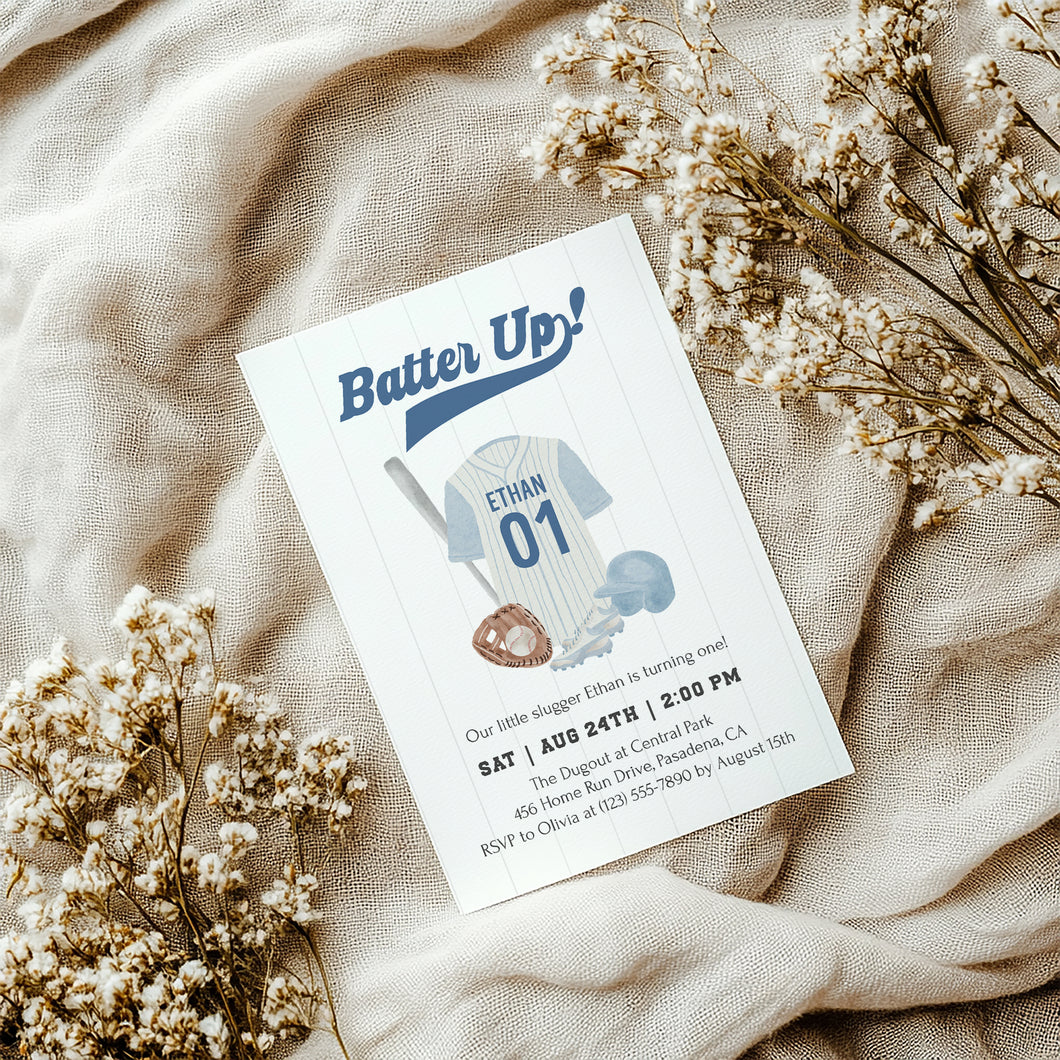 0314 blue batter up birthday invitation template