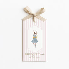 Load image into Gallery viewer, 2027 Nutcracker Christmas Favor Tags | Holiday Gift Tag Template | Printable Party Tags | Ballet Christmas Decor
